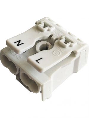 Клемма пружинная соединительная КСП2-L+N, 16A, с ножками (SBE-sc-2)