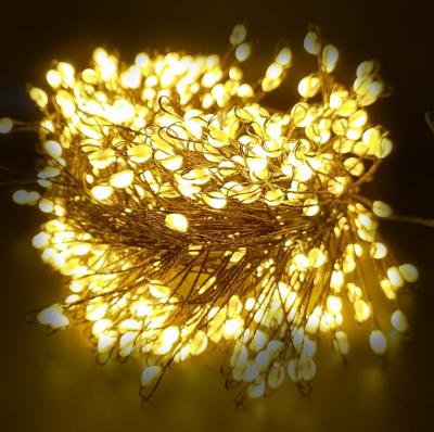 Гирлянда провол. 15м, 600LED, т.свет. капли макро, 8 функций, Luca Snake Light /87430/