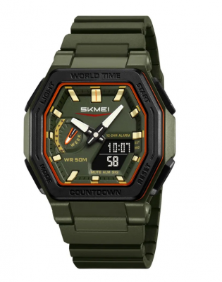Часы наручные Skmei 2438 зеленый (green)