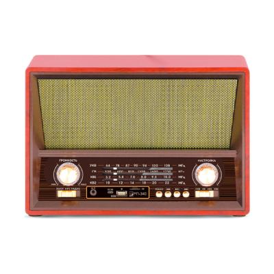 Радио БЗРП РП-340, УКВ 64-108МГц, акб, R20*3, AUX, USB, microSD, bluetooth