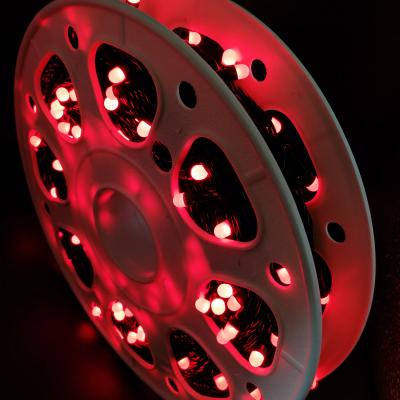 Гирлянда катушка, 50м, 240LED, 8mm, матовый, красн. LX-10/LX-90
