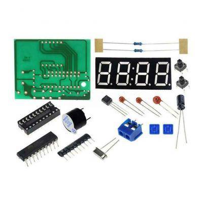 Конструктор «LED часы» (набор для пайки) 53*40 мм. /115032/