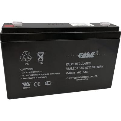 Аккумулятор 6V 8.0Ah CASIL CA680***