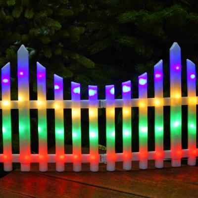 Гирлянда Забор 8шт комплект RGB LX-379