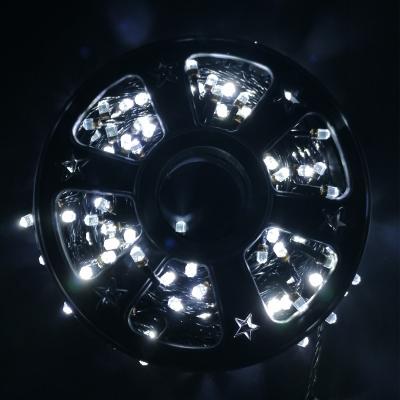 Гирлянда катушка, 50м, 240LED, 8mm, граненый, бел. LX-88