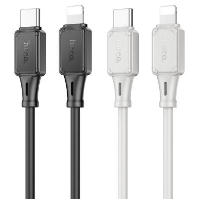 Кабель Type C - Lightning 8pin, 1,0м, HOCO X101 Assistant, 27W PD, серый