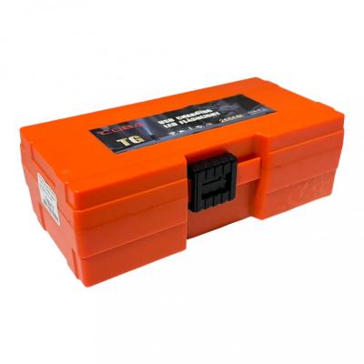 Фонарь ручной CB-X53-TG, Laser LED, ZOOM, функц. powerbank, встр. акб, Type-C