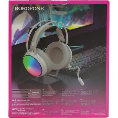 Наушники BOROFONE BO108 Flame игровая гарнитура, белый