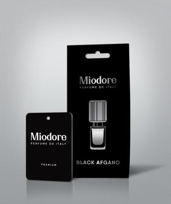 Ароматизатор картонный MIODORE Black Afgano (по мотивам Black Afgano (Nasomatto)