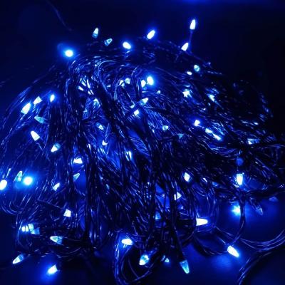 Гирлянда нитевая, 20м, 140LED, син. пуля, Ч.П. LX-141