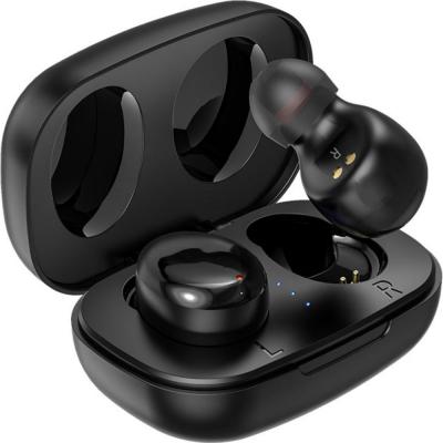 Беспроводные наушники BOROFONE BE35 TWS Agreeable voice, bluetooth, в кейсе, черный