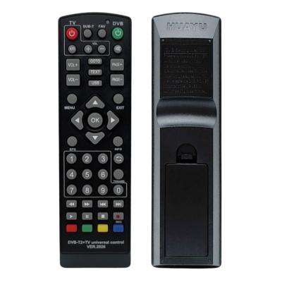 Пульт универсальный HUAYU DVB-T2+TV, ver.2026