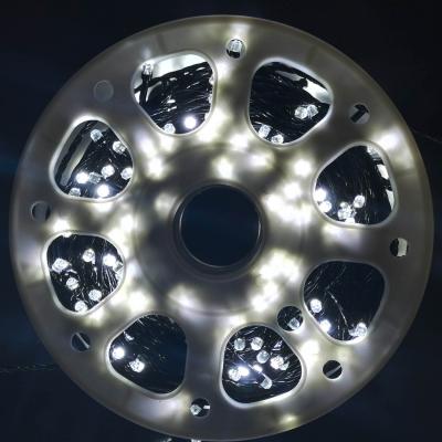 Гирлянда катушка, 50м, 240LED, 8mm, граненый, бел. LX-144