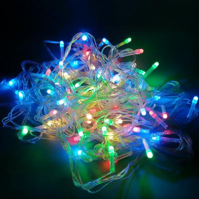 Гирлянда нитевая, 10м, 70LED, RGB, матовый диод, П.П. LX-99