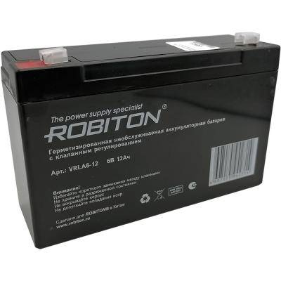 Аккумулятор 6V 12Ah ROBITON VRLA6-12