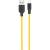 Кабель USB - Lightning 8pin, 1,0м, HOCO X21 Plus Silicone 2.4A, черный/желтый