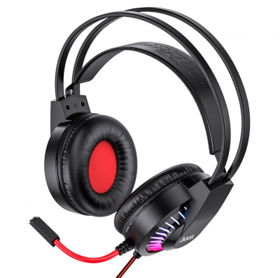 Наушники HOCO W105 Joyful игровая гарнитура, красный