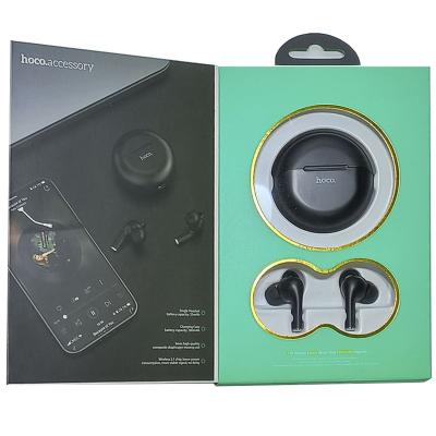 Беспроводные наушники HOCO ES60, bluetooth, в кейсе, черный