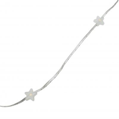 Гирлянда катушка, 25м, 120LED, Звезды т.бел, П.П. LX-501
