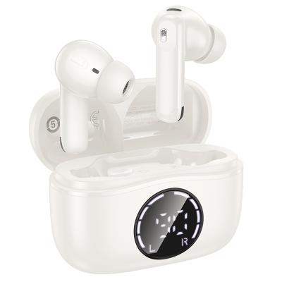 Беспроводные наушники HOCO EQ22 Singer, ANC+ENC, bluetooth, в кейсе, белый