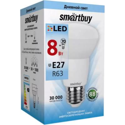 LED лампа R63/08W/4000/E27, Smartbuy