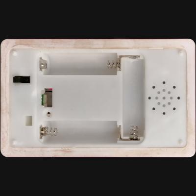 Новогодний фонарь, WDL-23027B, Куб, 3 снеговика в окне