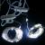 Гирлянда штора, 3,0м/3,0м, 300LED, х.бел. музыкальная, IP65, пульт, USB 5В/1-2А, LDG09
