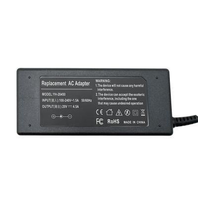 Блок питания импульсный 20V,  4,5A, 4,0x1,7мм  "LENOVO"
