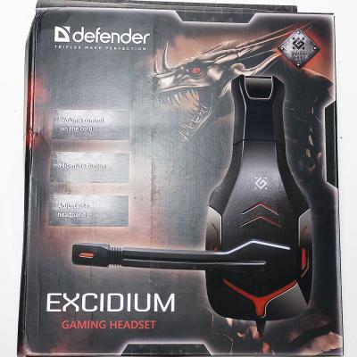 Игровая гарнитура DEFENDER/REDRAGON Excidium, красный/черный