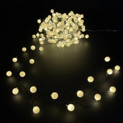 Гирлянда нитевая, 2м, 80LED, х.бел. таймер, З.П. Luca Berry Light /85415/**
