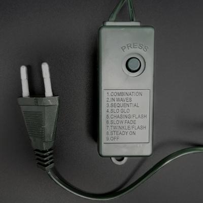 Гирлянда водопад-коса + звезда 193L 2,0м, RGB, З.П. LX-421