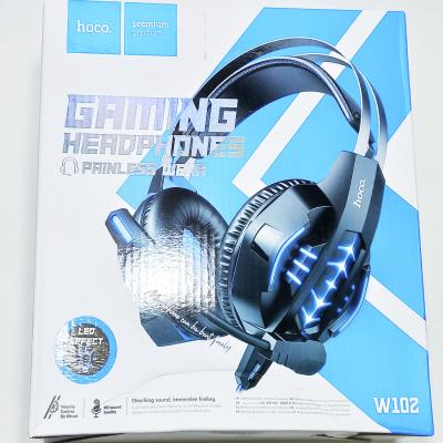Наушники HOCO W102 Cool Tour игровая гарнитура, синий