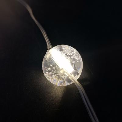 Гирлянда нитевая, 10м, 80LED, прозр/Шары т.бел. П.П. LX-376
