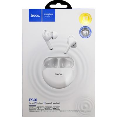Беспроводные наушники HOCO ES60, bluetooth, в кейсе, белый