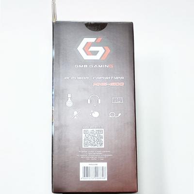 Наушники-гарнитура игровые Gembird MHS-G100, черные/оранжевые