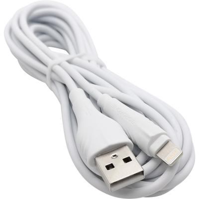Кабель USB - Lightning 8pin, 3,0м, BOROFONE BX18 Optimal, белый