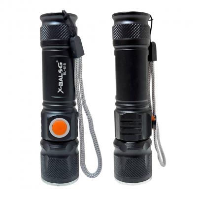 Фонарь ручной Bailong BL-515, 3 режима, ZOOM, акб, USB**