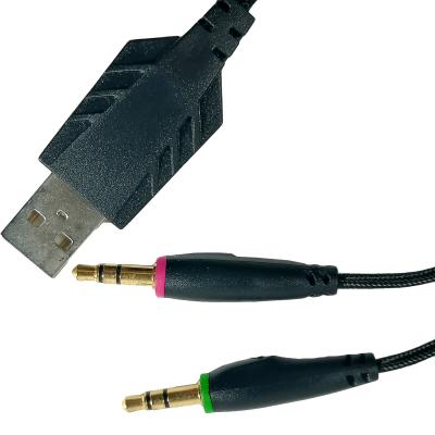 Игровая гарнитура SmartBuy RUSH AMBITION, RGB мет 50мм динам, черн/зел (SBHG-6200))***