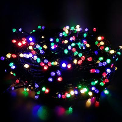 Гирлянда нитевая уличная,100м, 480LED, 8мм RGB Ч.П. LX-285