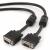 Шнур VGA(M)-VGA(M) 10м Premium Cablexpert CC-PPVGA-10M-B, тройной экран, черный