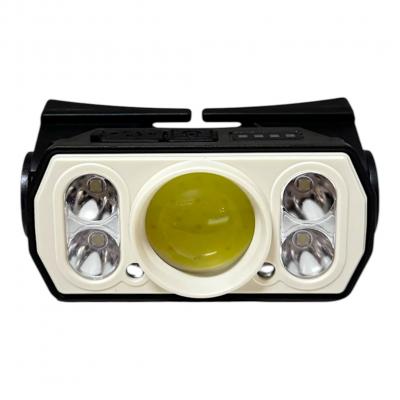 Фонарь налобный MH-210, 4*XPG LED+COB, встр. акб, Type-C