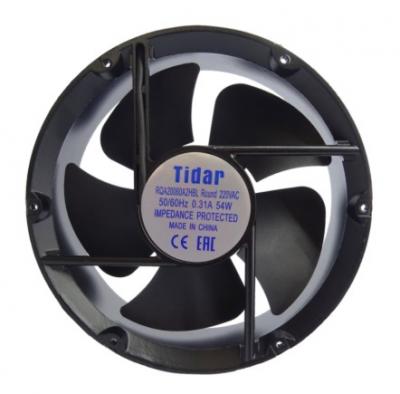 Вентилятор осевой, AC 220V, 200*200*60мм 20060AHBL Round TIDAR