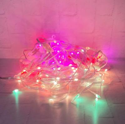 Гирлянда бахрома, 3м/0,7м, 105LED, RGB, капли, Luca Snake Light /87437/