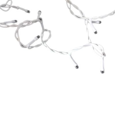 Гирлянда дождь, уличная, 3,0м/3,0м, 600LED, син. бел., Б.П., LX-30