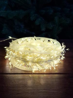 Гирлянда провол. 50м, 1500LED, РОСА / МИШУРА Св.П. т.бел. LX-498 