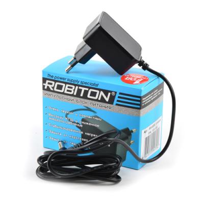 Блок питания 6V 0.5A, Robiton ID6-500S, 5.5x2.1 (-) /15693/