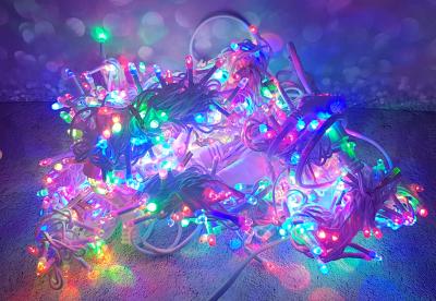 Гирлянда дождь, уличная, 2,0м/2,0м, 400LED, RGB, Б.П., LX-23/LX-43