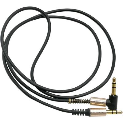 Jack 3,5mm - Jack 3,5mm 1,0м SmartBuy Г-образный, черный (A-35-35-fold black)