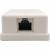 Розетка компьютерная AVS RJ-45 кат.5e внешняя, 2 порта