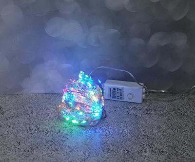 Гирлянда дождь, 2,0м/2,0м, LED, RGB, нить, LX-3-61